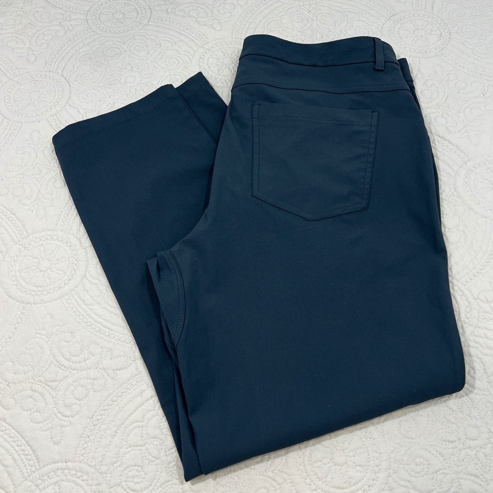 VRST Mens Athletic Fit Limitless 5-Pocket Pants 36x30 Dark Grey Stretch